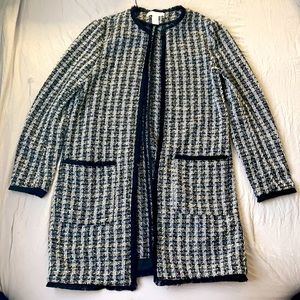 Blazer black with and ivory